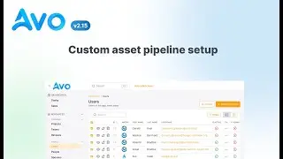 Custom asset pipeline setup - Avo Admin for Ruby on Rails