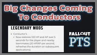 Conductors Change With ENO6 Guardian Raid Test In Fallout 76 PTS....