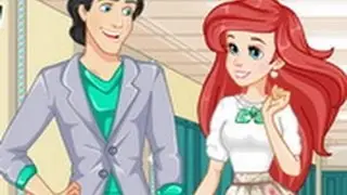 Мультик: Ариель и Эрик в школе/Cartoon: Ariel and Eric school