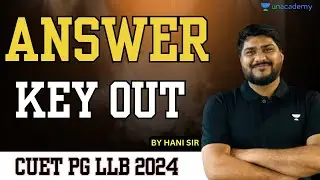 CUET PG LLB | Answer KEY Out | CUET PG LLB 