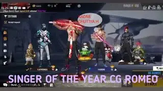 CG ROMEO IS BEST SINGER OF THE YEAR 😂|| FUNNY FREE FIRE RANK PUSHING HIGHLIGHTS TEAM CG ||