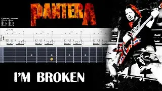 Pantera – I’m Broken, как играть на гитаре (табулатура)