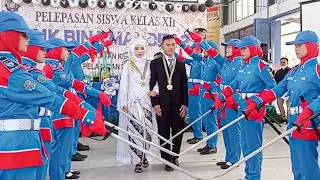 Upacara Pedang Pora - Paskibra Adipati Jaya Sakti (SMK BINA MANDIRI 2)