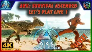 Let's Play Ark Survival Ascended Live Episode 1 Part 2 in 4K Max Settings