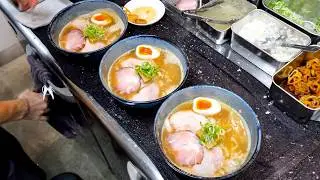 A ramen shop in Tokyo, Japan... Where One Master Handles a 5 AM Queue and Sells Out in 3 Hours