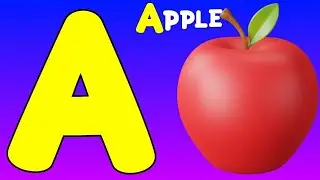 Alphabet Song With Picture and Words|Phonics Song For kids|ABC Song