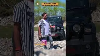 Mahindra Thar Off Roading 🚗🔥 #shorts #autoriddle #mahindrathar4x4