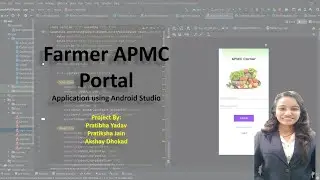 Farmer APMC Portal app using Android Studio | SQLite | Pratiksha Jain