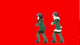 [Chroma Key] Girls Last Tour Moonwalk RedScreen (Green Screen)