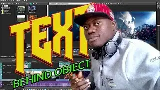 How to Create Text Behind Object Effect - Vegas Pro 16