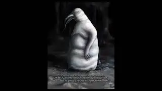 Timelapse of an albino penguin originally drawn in 2018