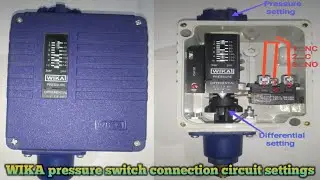 wika pressure switch connection circuit settings | pressure switch connection | wika pressure switch