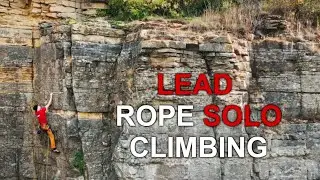 Lead Rope Solo Climbing Hessigheim Classics 26: Bauch