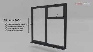 Sternfenster Alitherm 300 Window | Slim Aluminium, Highly Secure Windows from Sternfenster