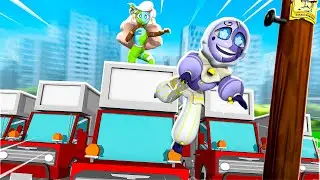 INSANE Truck Parkour in Clustertruck with Lunar and Earth