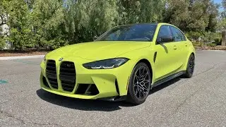 2021 BMW M3 Competition Walkaround + Exhaust (No Talking)(ASMR)