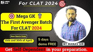 Gearing Up for CLAT 2024? Join the New Avenger Batch Now! new batch from the 15th and 30th of April