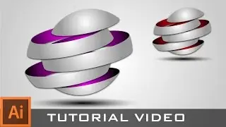 Tutorial : How to create 3D Logo in Adobe Illustrator CC 2014