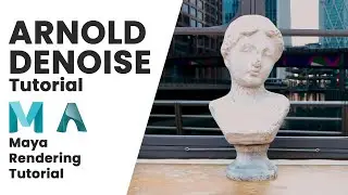 OptiX Denoiser with Arnold in Maya Tutorial | Arnold Rendering Tutorial in Maya 2022