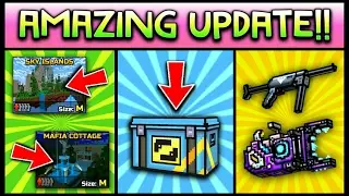 Pixel Gun 3d update 12.1.1
 ( Old maps, New Weapons & Super chests )