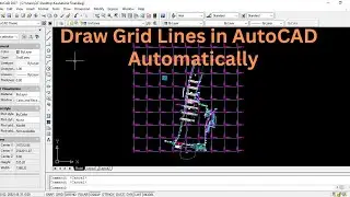 How to Draw Grid Lines in AutoCAD Automatically