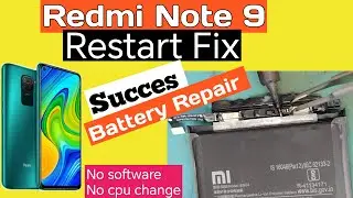 Redmi Note 9 Restart problem Solution 2024 August !! Redmi Note 9 restart issue done New method