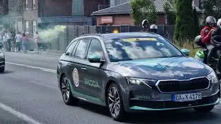 Deutschland Tour 2025 - Hauptfeld kurz hinter Ahlen-Dolberg.