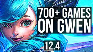 GWEN vs POPPY (JNG) | 15/2/10, 700+ games, Legendary | KR Diamond | 12.4