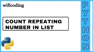 count repeating number in list using python