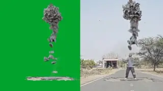 Earth Bending Green Screen 4k