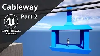 Unreal Engine 5 Tutorial - Cableway - Part 2 - Multiple Stations, Procedural Cable Generation