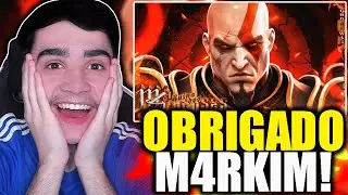 (A MELHOR MÚSICA DO KRATOS!) REACT | Kratos (God of War) - Ruína Dos Deuses | @M4rkim