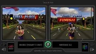 Cruis'n USA (Arcade vs Nintendo 64) Side by Side Comparison