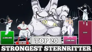 Bleach top 20 strongest sternritter power level #gerard #askin #yhwach #jugram #uryuishida