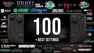 Steam Deck 100 GAMES TESTED! + Optimal Settings