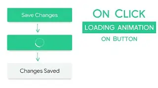 Button Loading Animation on click using HTML, CSS & Javascript | 2022