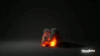 Fire on tire