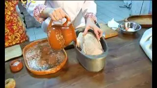 SASHA & КАША. Рождественский гусь с яблоками и луковый пирог от "Русской деревни"