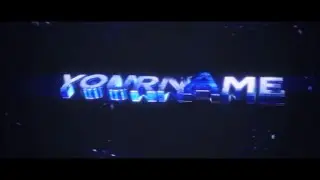FREE After Effects & Cinema 4D Intro Template: Blue 3D Text Intro Template 