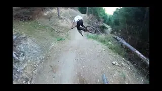 Riding mcnearly gnarly, queenstown, NZ
