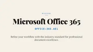 Microsoft 365 Office All-in-One | Master Word, Excel, PowerPoint, Outlook, Teams, and OneDrive