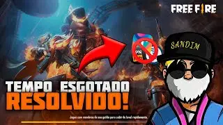COMO RESOLVER BUG DE TEMPO ESGOTADO NO FREE FIRE SEM USAR APLICATIVOS - ( NÃO ENTRA NAS PARTIDAS )