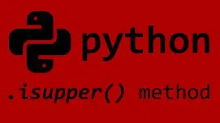 Python isupper() string method