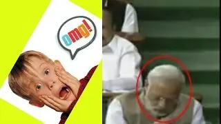 OMG!!! Narendra Modi sleeps at work!!!!!