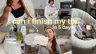 can i finish my august TBR in 5 days? 🏃🏻‍♀️📚 | reading vlog