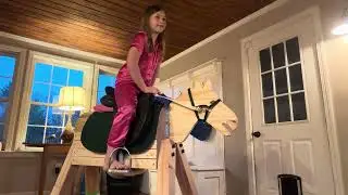 JUMPING SHADOW IN A SADDLE