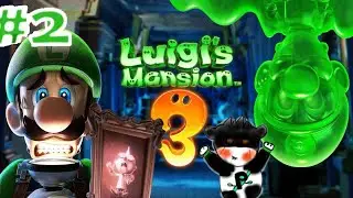 Luigis Mansion 3 #2 Die ersten Geister gefangen und Professor I. Gidd gefangen in einem Gemälde