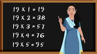Table of 19 | Learn Multiplication | Table | Kids Education | E-Learning