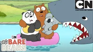 Shark in the pool! | We Bare Bears Mega Comp | Cartoon Network | Cartoons for Kids