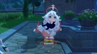 Genshin Impact Kaeya's secret pass and Paimon excited of lost treasure